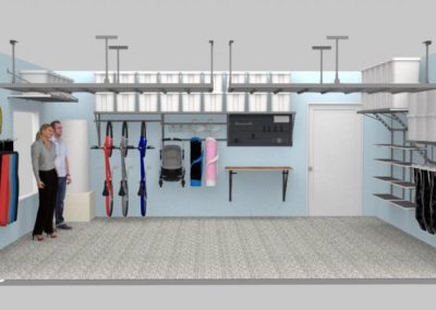 Garage Solutions | Garage Shelving | Blue Floor