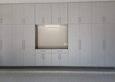 Garage Solutions | Garage Cabinets | White Wall