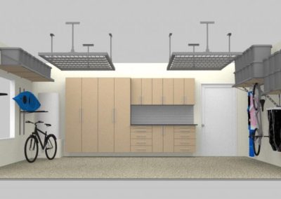 Garage Cabinets Tulsa | 3D Design | Tan