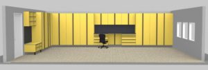 Garage Cabinets Tulsa | Yellow Sample