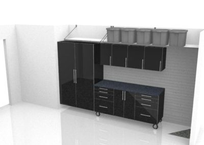 Garage Solutions | Garage Cabinets | Black cart